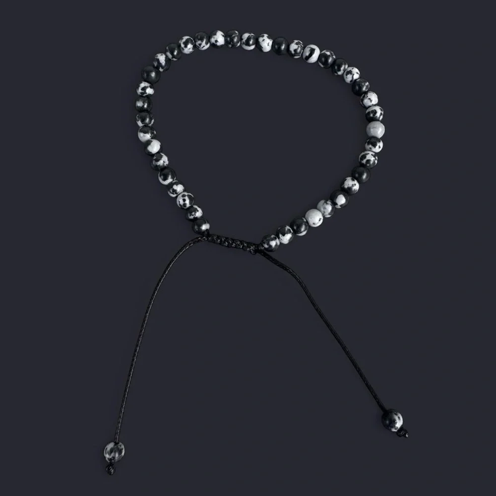 Gemstone Bead Bracelet Stack 4mm - 5pcs